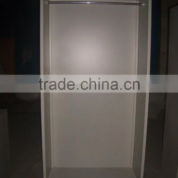 Steel Metal Open Shelves Wardrobe Rain Coat Cabinet Cloth Hanging Cabinets photo-2