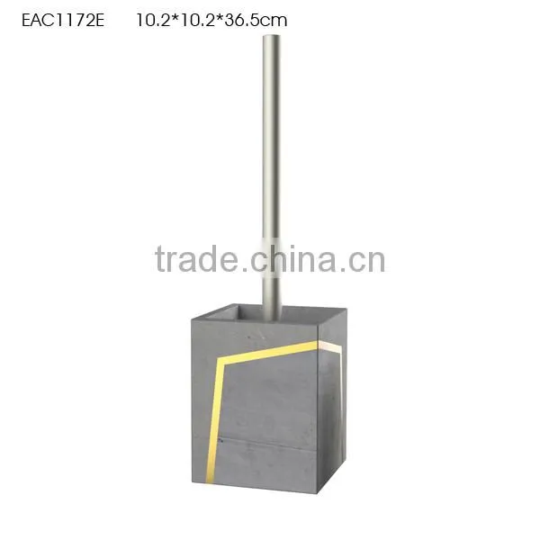 Modern Style Grey Cement / Concrete Bathroom Accessories With Groove Copper or Paninting photo-6