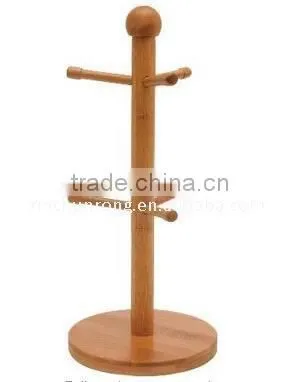 Bamboo/WOOD Mug Tree/cup Holder/rack photo-3