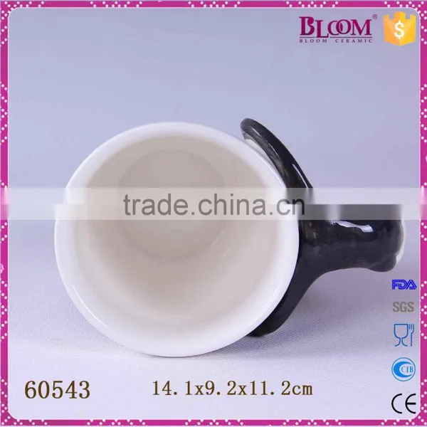 Unique White Ceramic Elephant Desgin Animal Mug photo-5