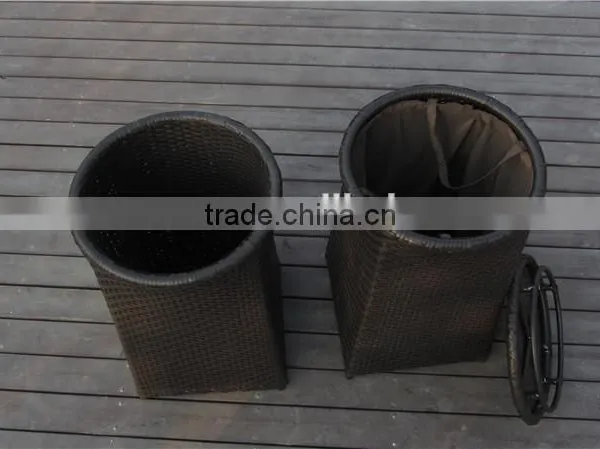 Cheap Alumi Garden PE Rattan Hamper Storage Boxs photo-5