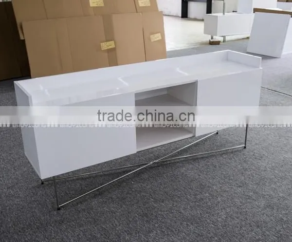 5 Layer White High Gloss Painting Modern Simple Dining Storage N-6338 photo-2