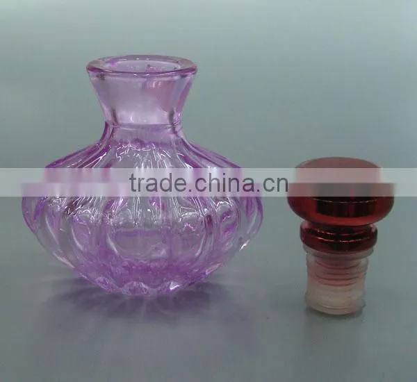 Hot Selling Wholesale 50ml 100ml Empty Pink Decorative Glass Bottle Reed Diffuser Stopper Cosmetic Packaging Free Sample photo-3