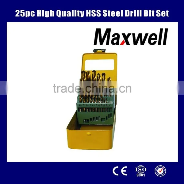 25pc High Quality HSS Steel Drill Bit Set photo-2