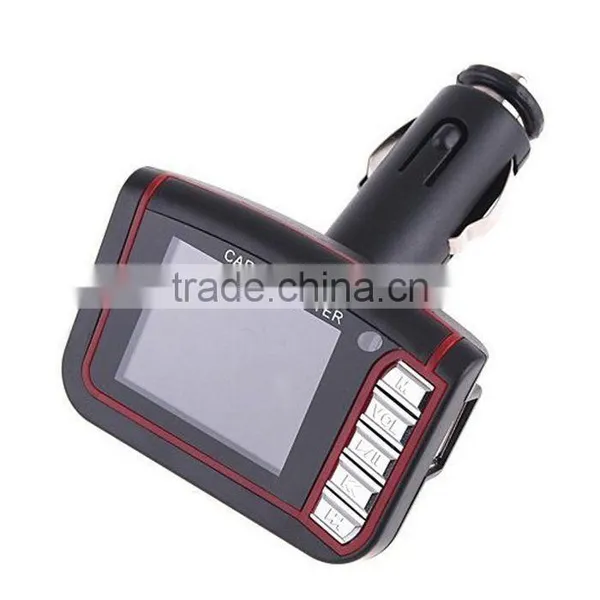 2016 New 1.8 '' LCD Car MP3 Player Wireless FM Transmitter USB SD TF Card + Remote Control HY photo-2