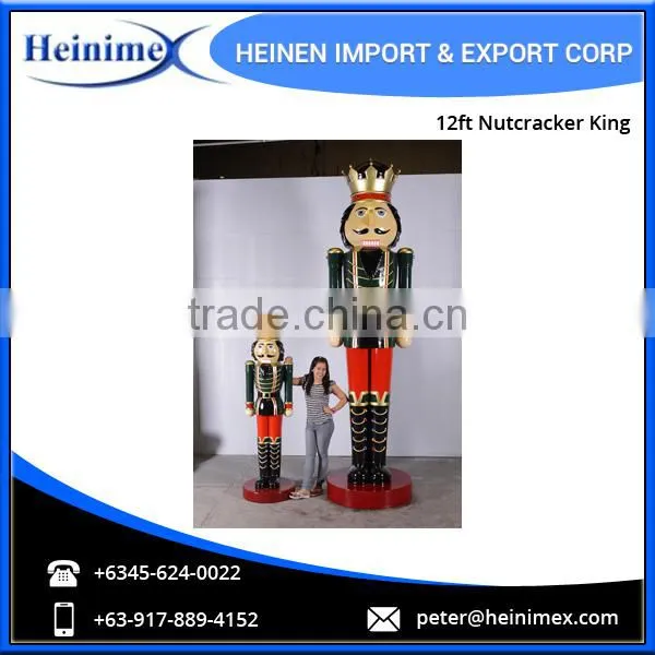 12ft Fiberglass Nutcracker King - Christmas Decoration Supplies photo-4