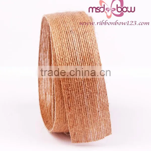Decorative Natural Burlap Ribbon for Festival Celebrate photo-6
