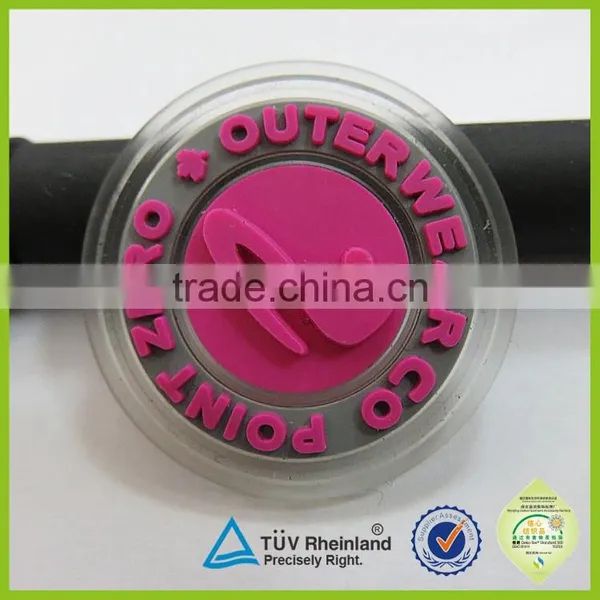 OEM Design Round Glow in the Dark Patch Sew on Clothing Rubber Patch photo-4