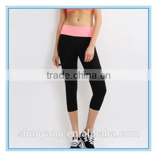 Top Quality Fitness Elastic Pants Women Dance Yoga Sports Pants Tights Gym Workout Clothing Fashion Legging photo-3