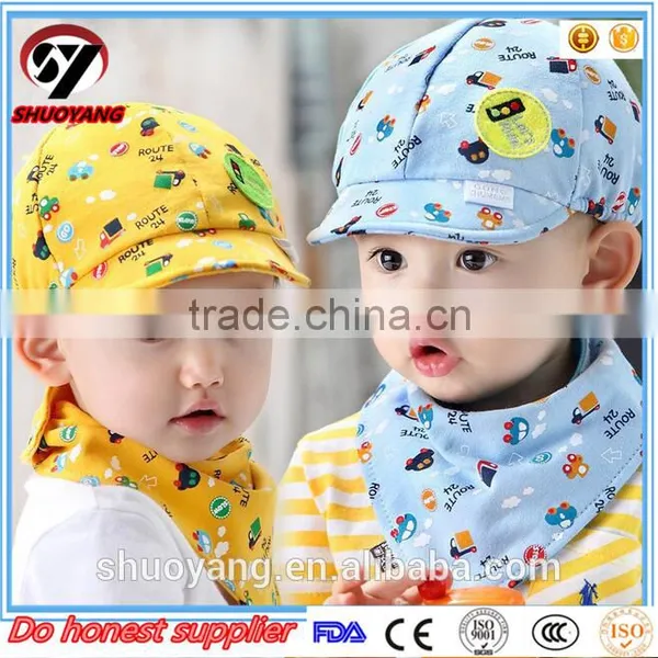 Wholesale New Style Cute Cartoon Neutral Cotton Snapback Bassball Cap Baby Hat photo-2