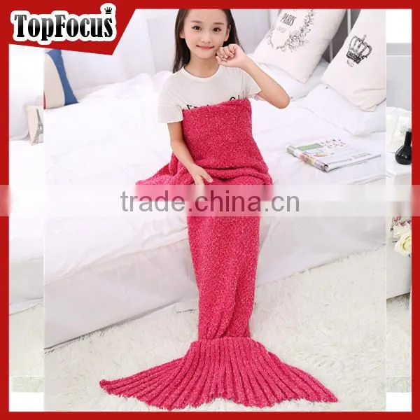 High Quality Kids Sleeping Bag Mermaid Tail Blanket photo-3