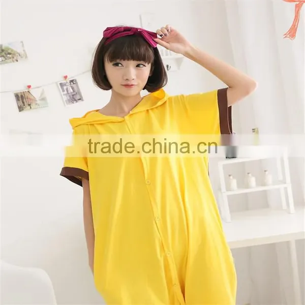 2017 New Design Cute Fashion Summer Clothing Cartoon Animal Cosplay Costume Pikachu Pajamas Jumpsuits photo-4