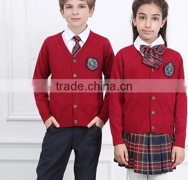 Custom Oem Wholesale Baby Kids School Uniform Sweater photo-4