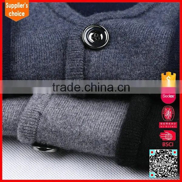 Hot Selling Deep v Neck Vest Hand Knitted Button Front Sweater Vest photo-5