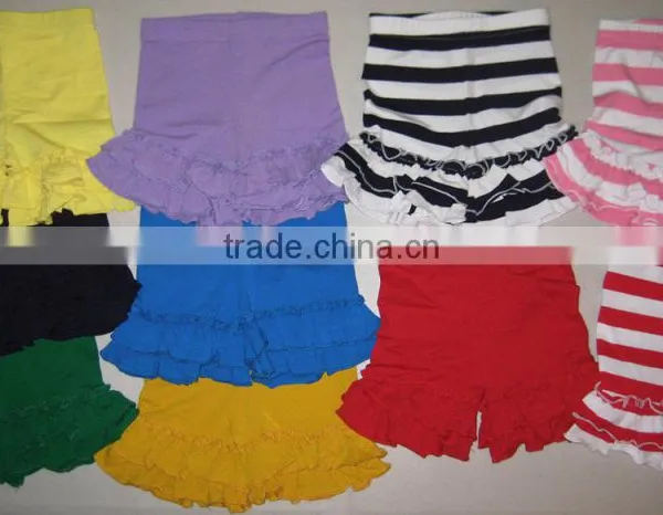 Toddler Shorts Girls Adorable Pink White Stripes Shorts Childrens Boutique Clothing photo-5