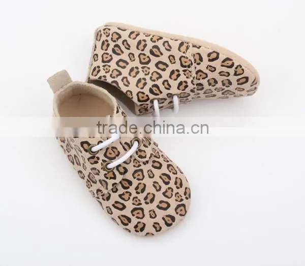 Dark Spot Cheap Leather Shoes Leather Flat Infant Shoes photo-6