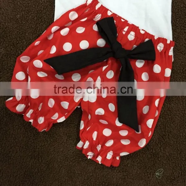 Wholesale Minnie Tank Top Girls Shorts Sets, Summer Shorts Outfit Clothing for Girl, Little Girls Boutique Clothing Sets Remake photo-4