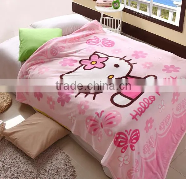 Multi Function Fashion Printed Fleece Blankets For Girl Child photo-3