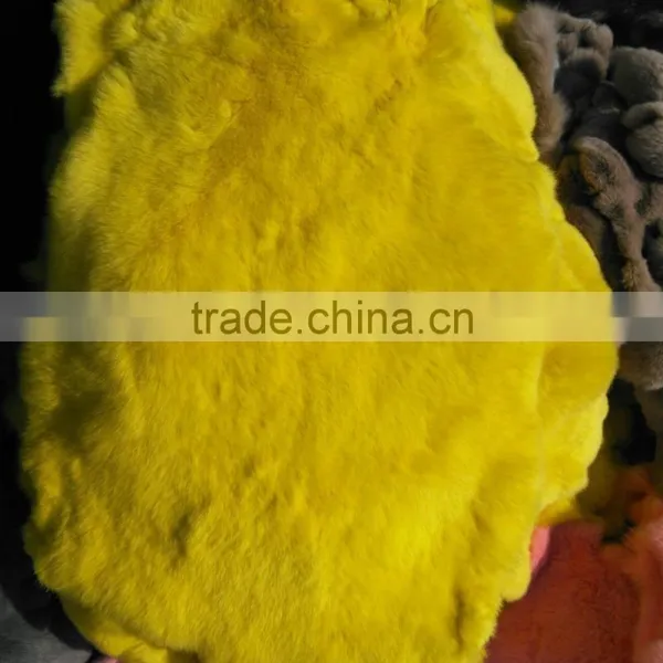 Real Rex Chinchilla Fur / Rex Rabbit Fur Blanket photo-2