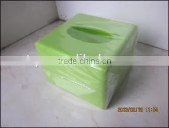 plastic tissue box