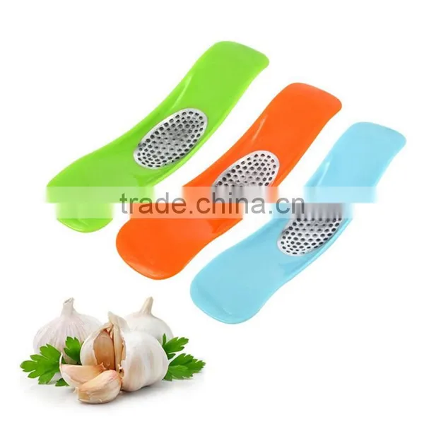 1PC Stainless Steel+Plastic Garlic Press Crusher Chopper Accesorios Households Vegetable Cutter Grater Kitchen Tools KC1519 photo-2