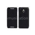 HTC M4 Case Cover Customizable Black Mobile Phone Wallet Pouch