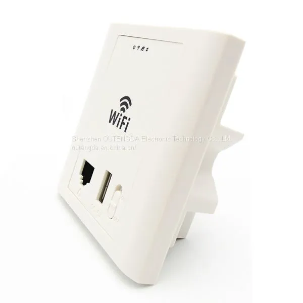 Standard 802.3af 48V PoE in Wall Wireless AP Router WiFi High Power Access Point With USB Charging Function photo-2