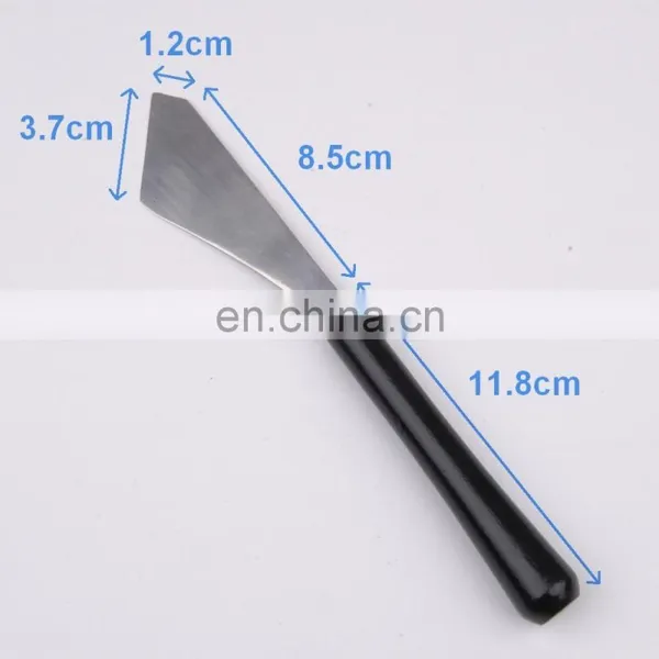 Black Round Wooden Handle Palette Knife photo-3