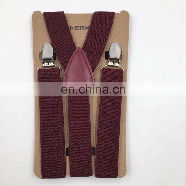 Yiwu Factory Wholesale Custom Elastic Colorful Skinny Suspender Belt photo-5