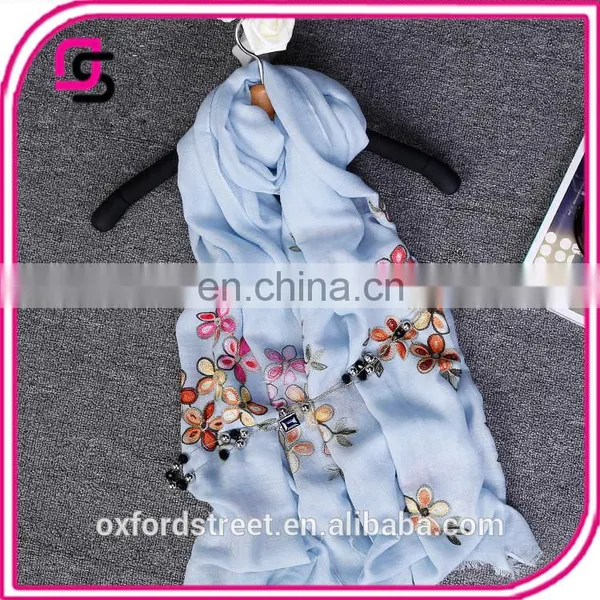 2017 New Spring Five Fiower Color Printing All-match Scarf Shawl Dualuse Sun Screen photo-4