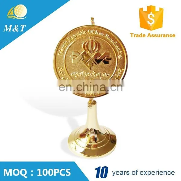 Professional Custom Gold Plated Metal Award Medal Trophy photo-2