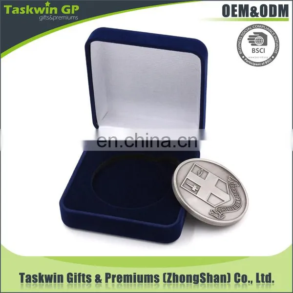 Custom Velvet Coin Box, Velvet Box Coin, and Challenge Coin for Promotioal photo-4