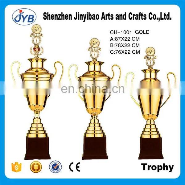 Double Wing Gold and Silver Plating Metal Trophy for Competition Match photo-2
