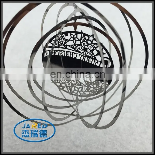 Christmas Wind Chime Metal Crafts Gold and Silver Iron Pendant for Home Decoration photo-5