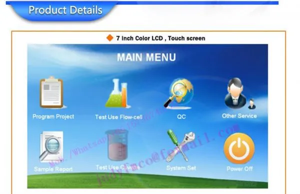 Semi Automatic Chemistry Biochemistry Analyzer With Touch Screen photo-2