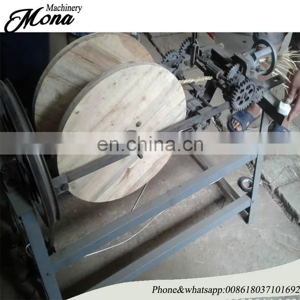 Hemp Rope Making Machine Grass Straw Rope Knitting Machine photo-4