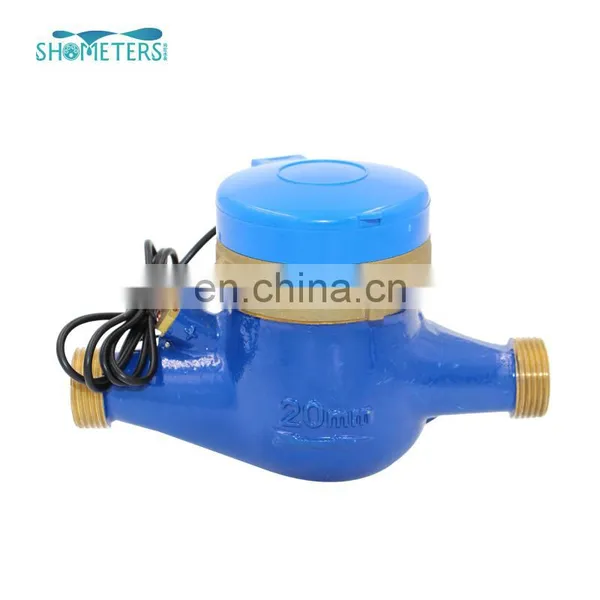 DN25 Multi Jet Impulse Output Water Meter of Brass photo-3