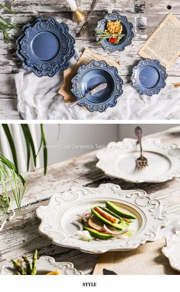 Made in China New Product Stoneware Under-glazed Ceramic Breakfast Dinnerware Set photo-5