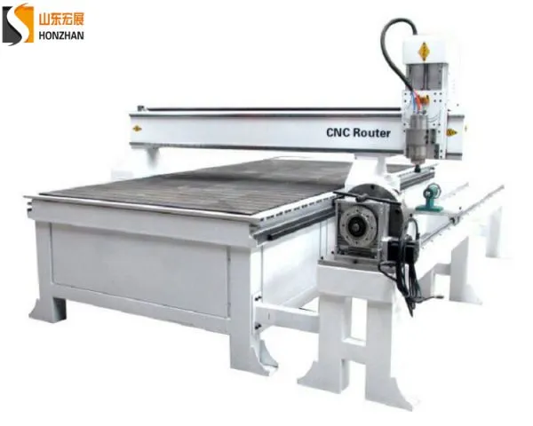 4 Axis CNC Router With Rotary Attachment Honzhan HZ-R1325