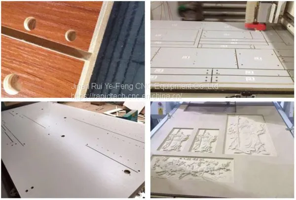 Pneumatic RD1350 CNC Router With 2 Spindles And Boring Unit photo-4