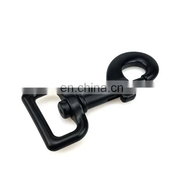 Factory Black Spray-paint Zinc Alloy Swivel Snap Hook for Dog Leash photo-5