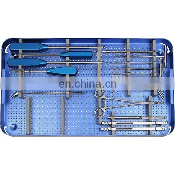 Factory Supply Pelvic Reconstruction Plate Instrument Set Orthopedic Surgical Trauma Instruments photo-3