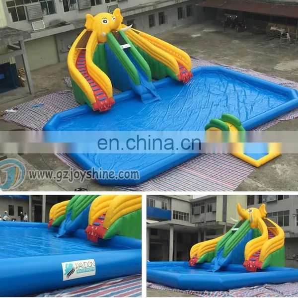 Human Size Water Roller Ball Pools Blow Up Orange Garden Inflatable Swimming Pool For Family photo-3