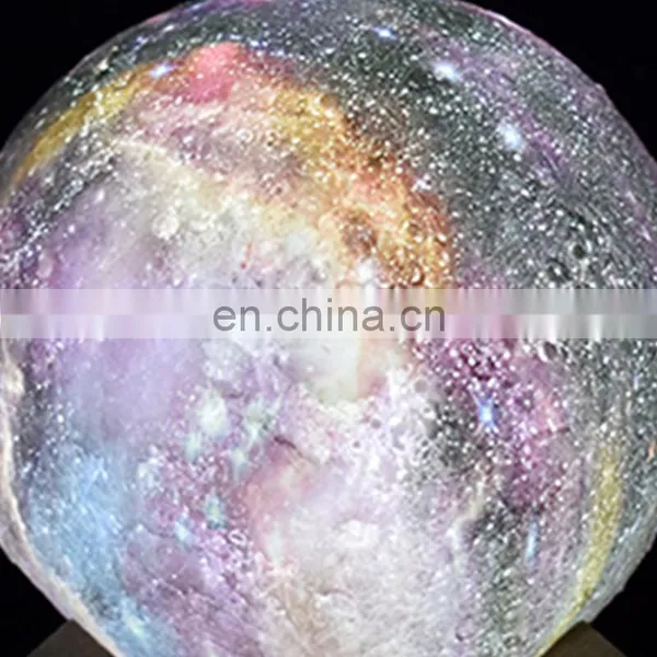 Explosive Moon Lights Children's Gifts Creative Table Lamps Painted LED Starry 3D Night Lights photo-4