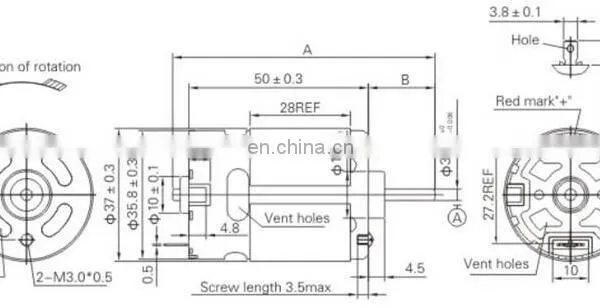 DC Carbon Brushed Motor RS540 photo-4