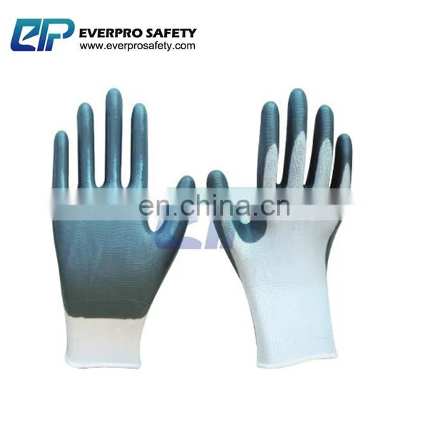 Everpro Safety 13G Polyester Seamless Liner Nitrile Coated Work Gloves for Industrial Safety photo-2