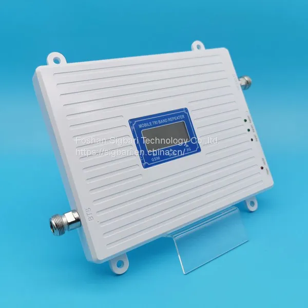 Sigbari Hot Selling Tri-band Repeater 2g 3g 4g 900 1800 2100MHz LCD Display Booster photo-3