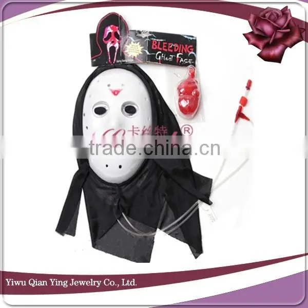 Bleeding Scary Halloween Masquerade PVC Party Face Mask photo-4