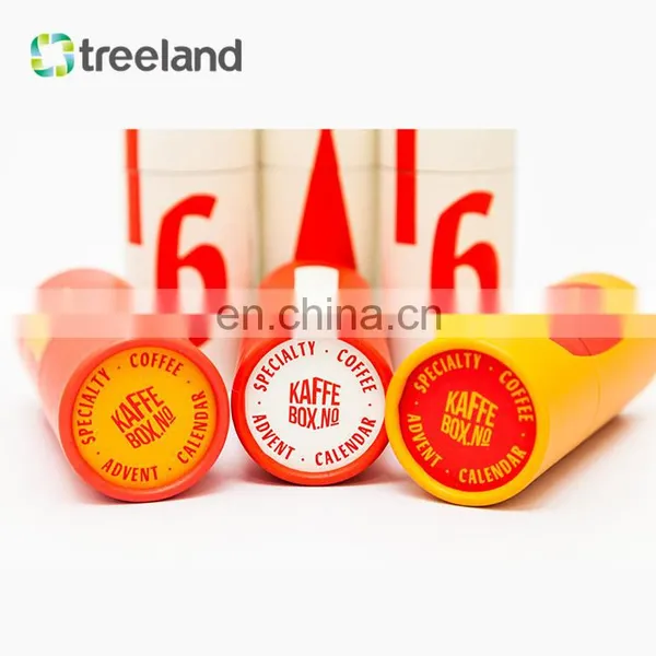 Bio Friendly Coffee Beans Packaging Customized Telescopic Paper Tube Food Grade Cylinder Tube Packaging photo-4