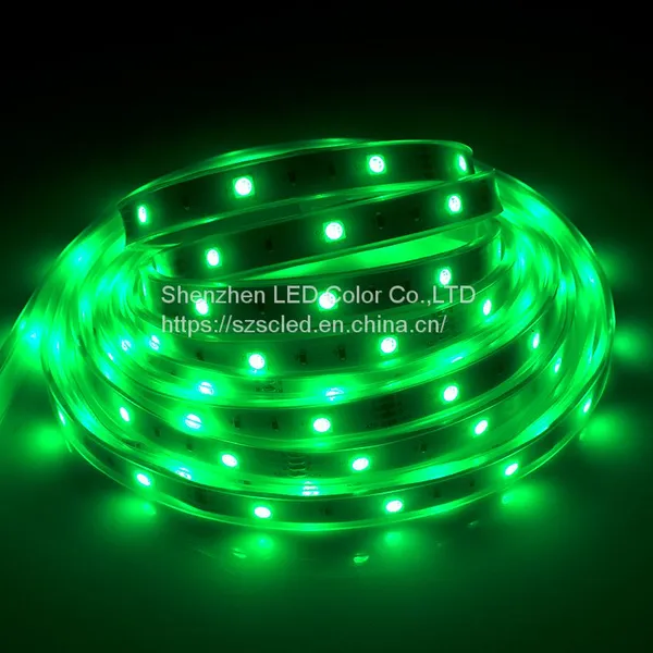 Good Price SMD5050 Single GREEN Color30pixel/meters DC12V DC24V 7.2W Flexible Led Light Low Voltage Led Strip Light photo-3